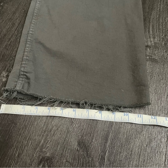 Zara Marine Straight High Rise jeans Charcoal Denim Pants (8) - Picture 8 of 9